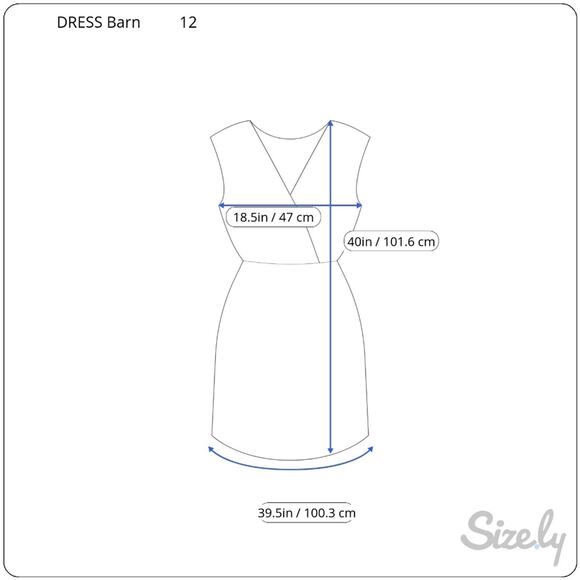 DRESS BARN Dress Womens 12 Multi Floral Sleeveless Knee Length Lined FLAWED - Picture 2 of 12